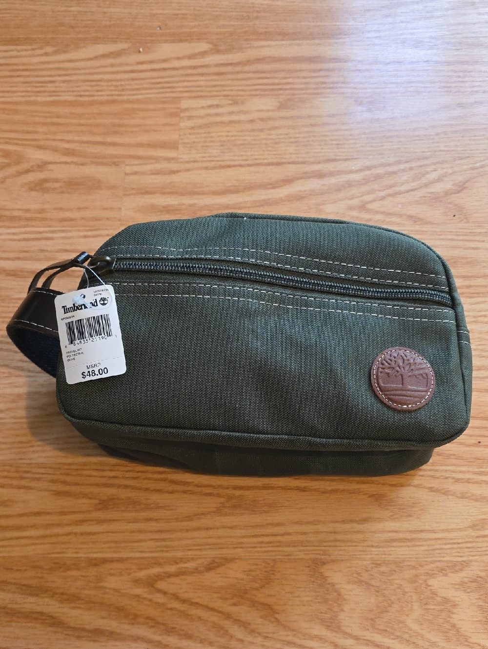 Timberland Dark Olive Canvas Travel Kit
